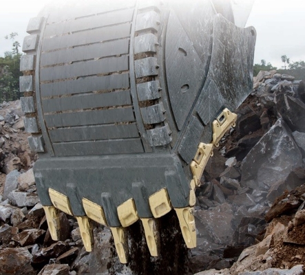 Heavy Duty Excavator Bucket Lip Shroud Liebherr R9350 ESCTBC150X445-2R
